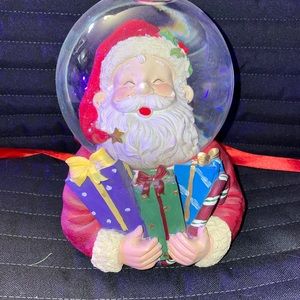 Vintage Santa Snow Globe